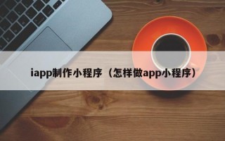 灌云iapp制作小程序（怎样做app小程序）